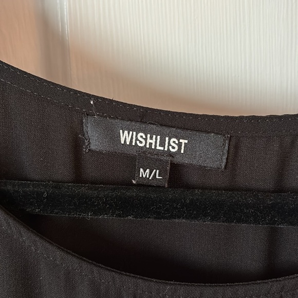 Black babydoll blouse - size M/L - Picture 3 of 5